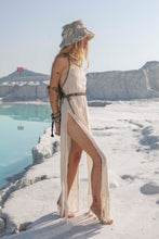 Load image into Gallery viewer, Barasana Long Net See Trough Dress