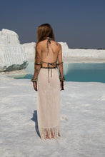 Load image into Gallery viewer, Barasana Long Net See Trough Dress