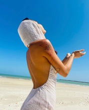 Load image into Gallery viewer, Caupe Goddess Hooded See Trough Dress